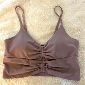 Athleta cinch long line bra